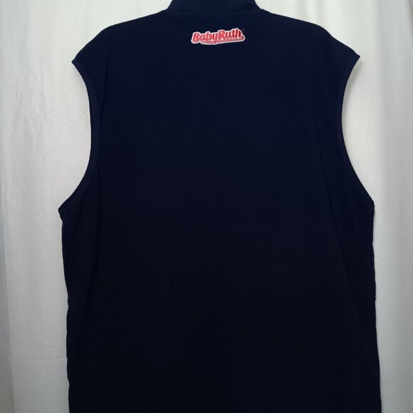 NY YANKEES INSPIRED BABY RUTH SLEEVELESS FLEECE VEST - Picture 6 of 8